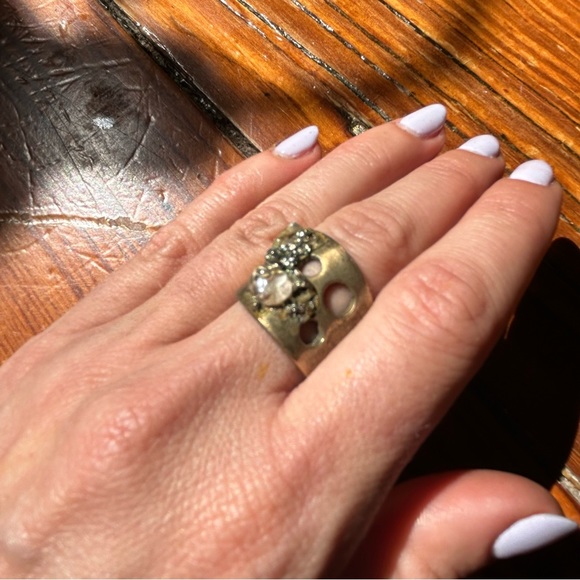 Meteorite Cluster Geo Ring - Picture 2 of 7